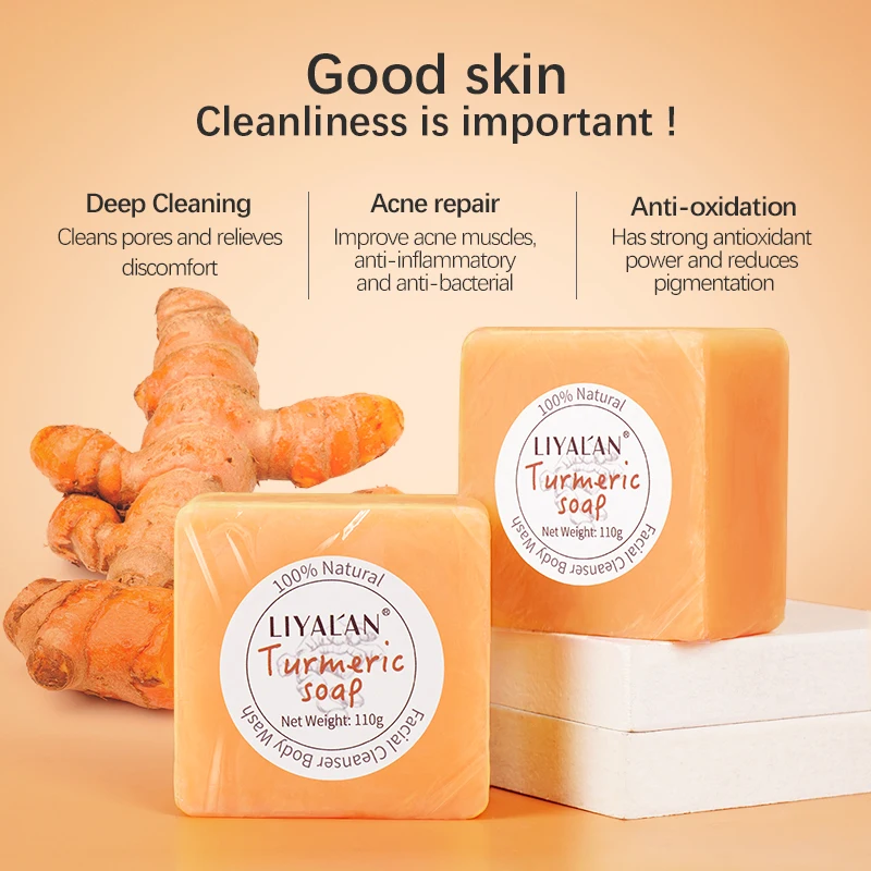 Рисунок 2 - Мыло с куркумой для очищения лица от акне