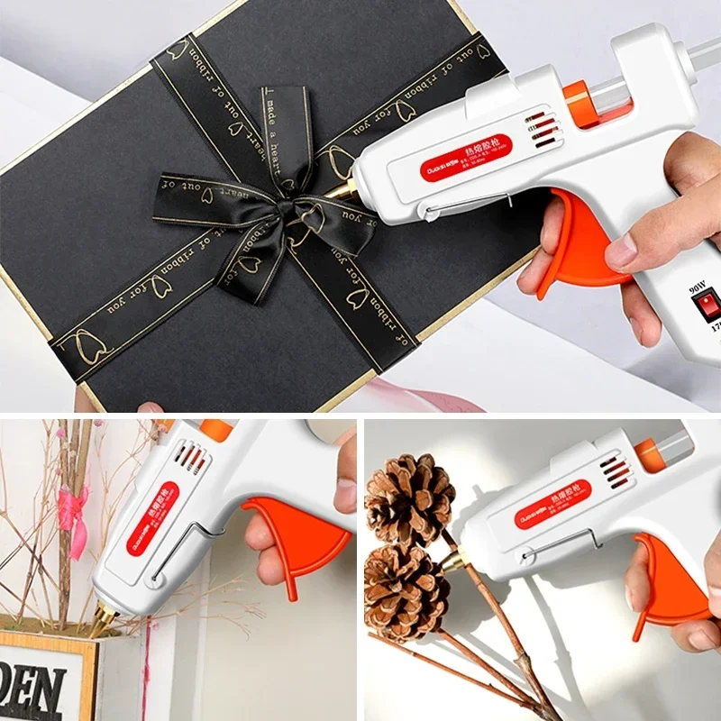 Hot Melt Glue Gun Power Stick Big Hand Tool Christmas Decorating Tools Pistola De Silicona Caliente Glue Gun Stick 6