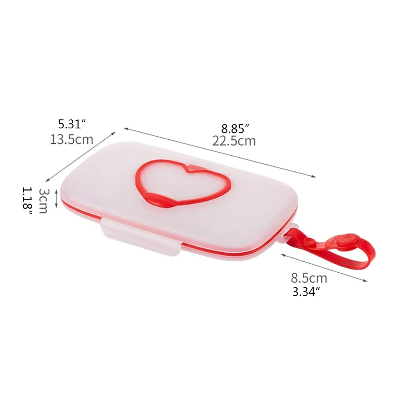 Baby Wipe Dispenser Portable Refillable Wet Tissue Box Container Reusable Travel Wipe Holder for Case Storage 6