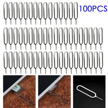 

100pcs Slim Sim Card Tray Pin Eject Removal Tool Needle Opener Ejector Eject Pin Removal Tool Pin Opener Removal Tools