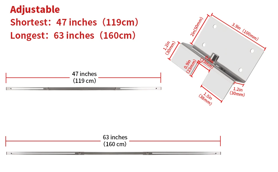 Suportes do dissipador Undermount
