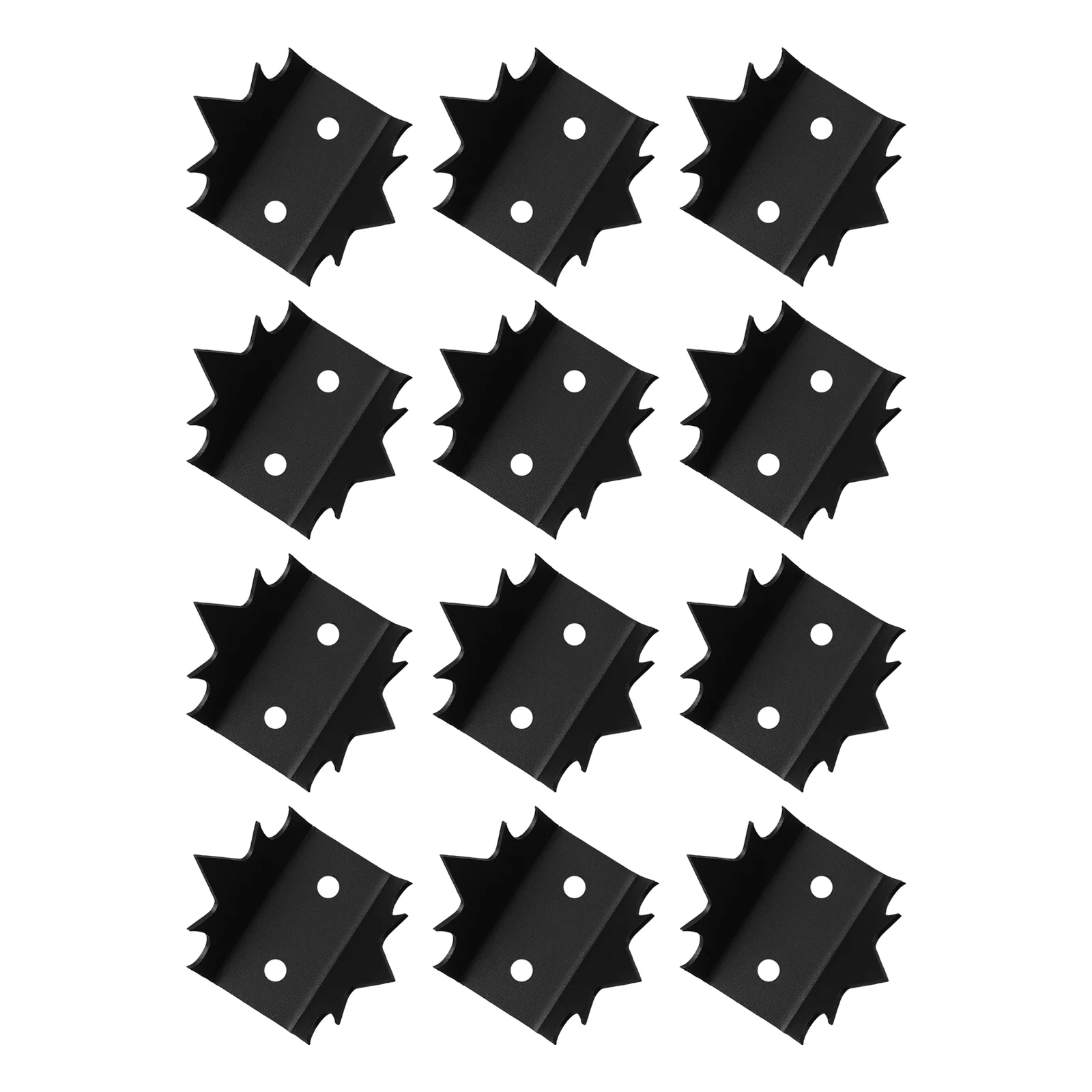 12pcs Spike Defender Fence Wall Spikes Wall Window Intruder Repellent Burglar Anti-Climb Garden Security Supplies