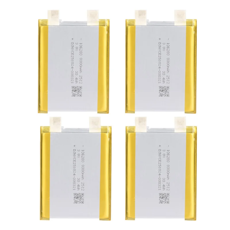 8000mah battery 4pc