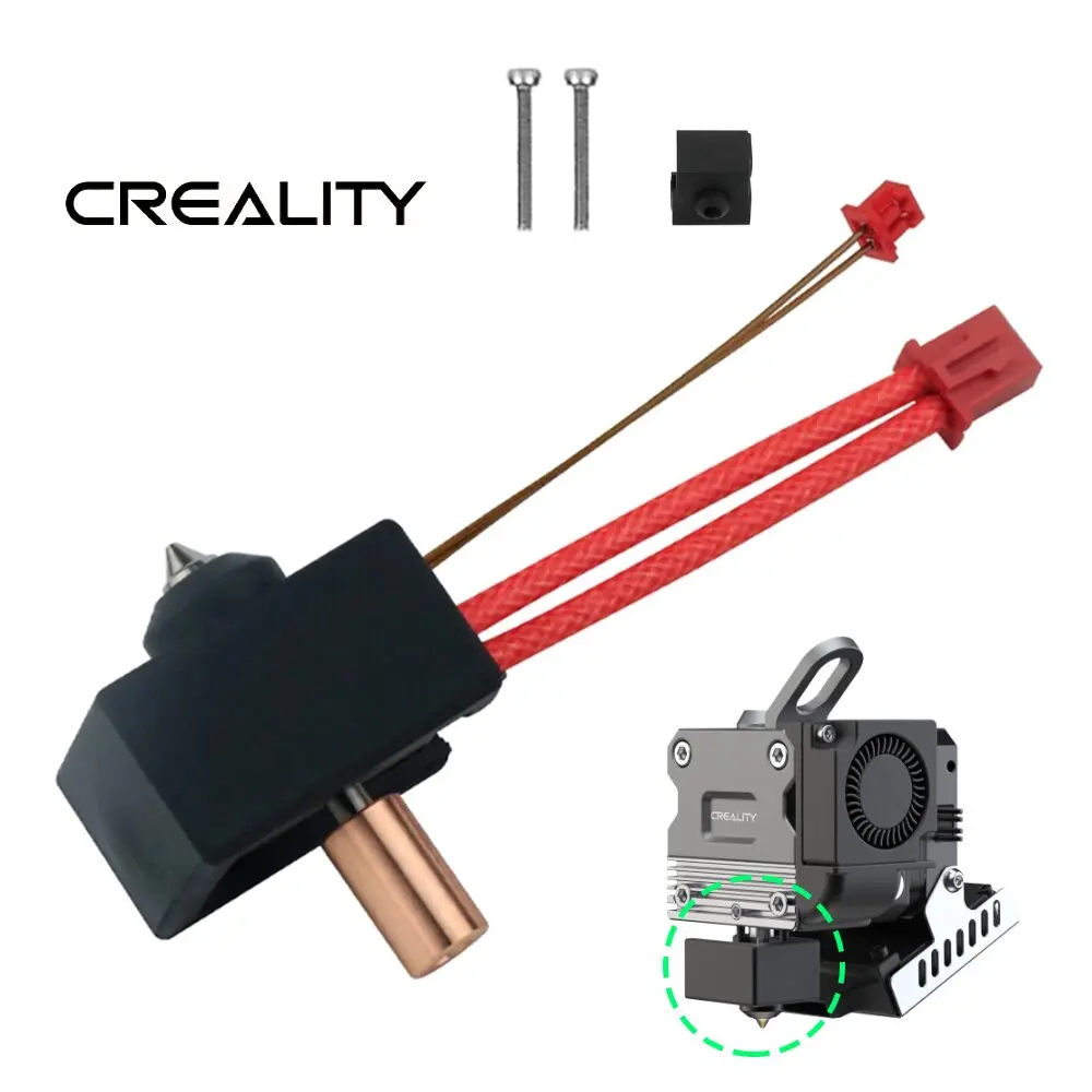 Sprite Extruder Standard 260 ℃ Heater Block Kit High 300 ℃ Titanium Heatbreak Ugello In Rame Placcato Per Ender 3 S1/Pro/Cr10 Smart