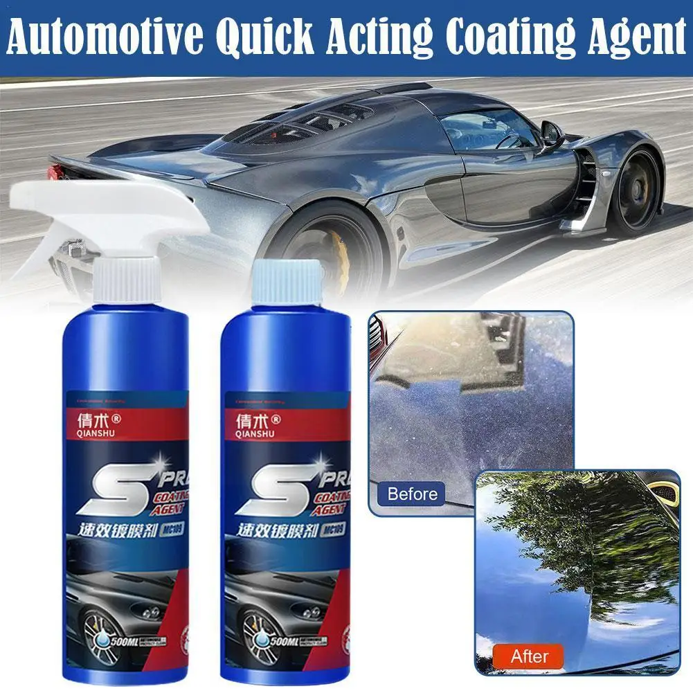 

Spray Coating Agent Voor Auto 'S Snelle Detail Spray Spray Voor Hydrofoob Wax Auto Laag Dubbele Nano-Coating 'S Coating Auto