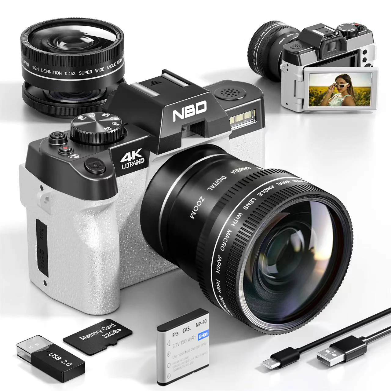 NBD 4K 48MP Compact Vlogging Camera 1