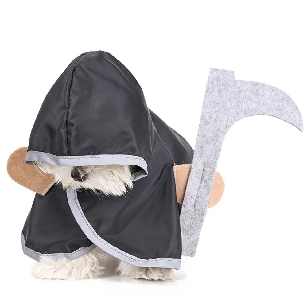 

Halloween Cat Clothes Transformation Costume Cat Death Cloak Cape Pet Transformation Party Cute Costume