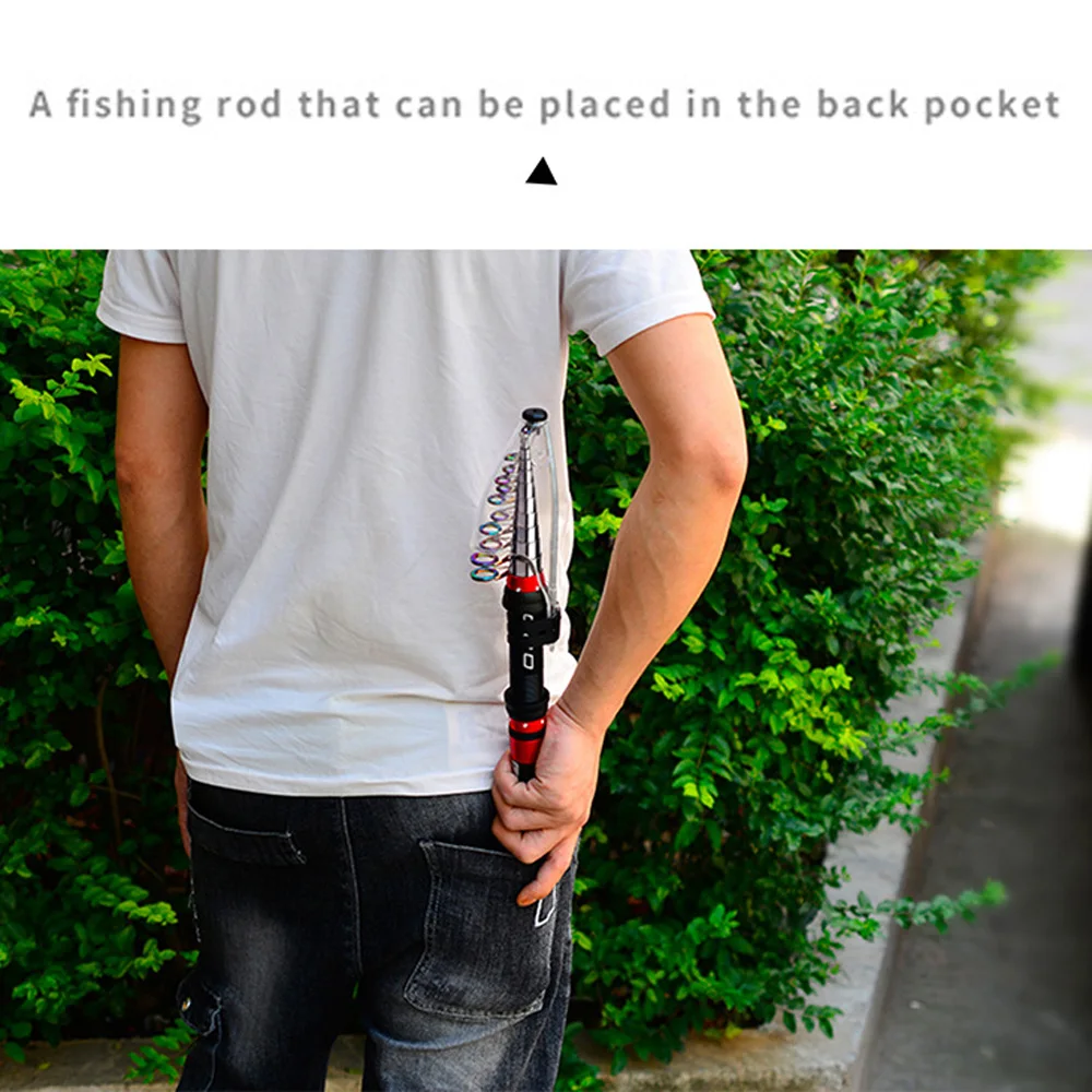 الكربون تلسكوبي البحر الصيد رود ألياف الكربون خفيف...