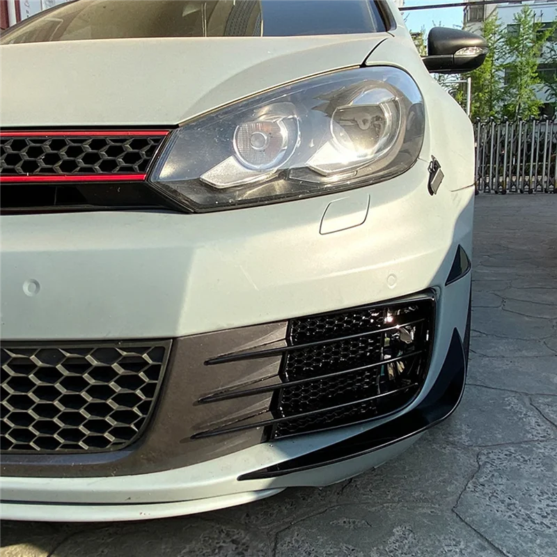 Auto Paraurti Anteriore Canard Pinne Flare Mods Splitter Spoiler Per Golf Mk6 Gt-I Gtd