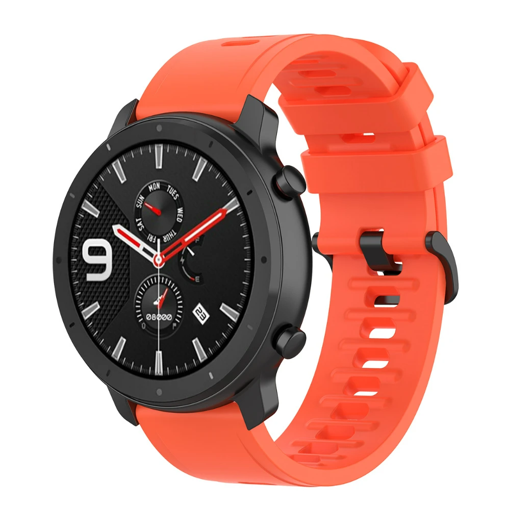 Silicone Sport Watchband – 20/22mm Replacement Strap