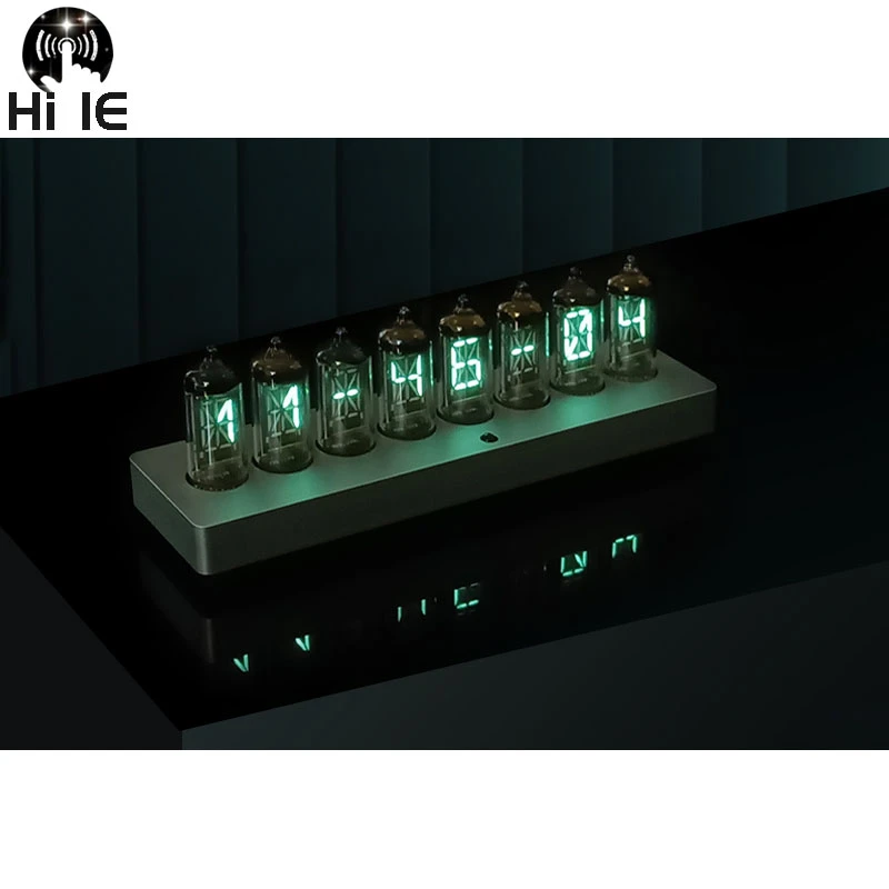 Retro 8Bit Fluorescent Tube Clock IV17 Tube Digital LED Clock