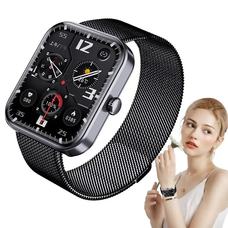 

Noninvasive Blood Sugar Smart Watch Men Body Temperature Heart Rate Monitor Blood Pressure Healthy Waterproof Fitness Smartwatch
