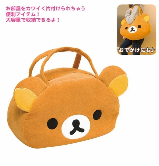 Rilakkuma Plush Bag Kumamon Kiiroitori PomPomPurin Plush Bagpack Tote