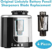 Electric Pencil Sharpener Blade, Suitable for No.2/Colored Pencils(6-8mm)/School Pencil Sharpener/Classroom/Office/Home 4Pcs/Set 2