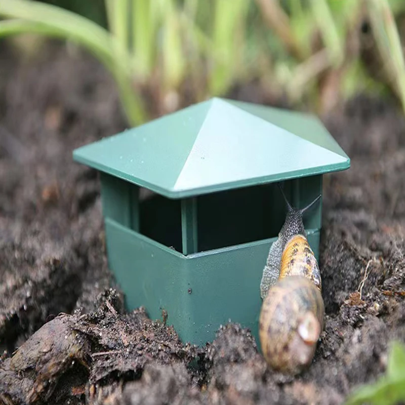 

Eco-friendly Snail Cage Slug House Snail Trap Catcher Pests Bait Station Tools Animal Pest Repeller Garden Farm Protector