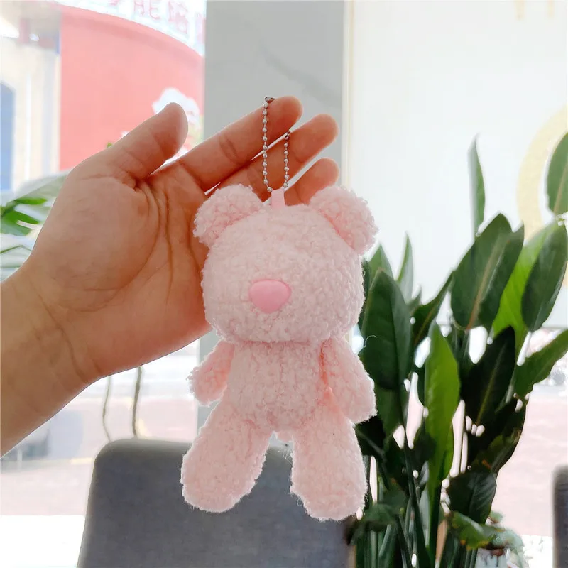 Adorable Teddy Bear Charm Keychain - Perfect Plush Toy Accessory For Your  Backpack Or Bag! - Temu