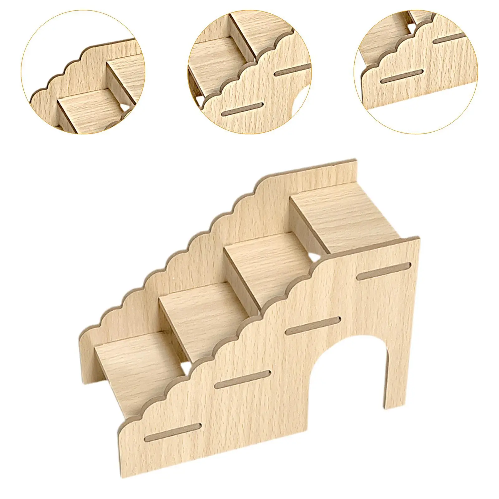 Hamster Stairs Cage Decor Hamster Habitat Accessory Gerbil Rat Chipmunk