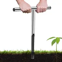 Soil Core Sampling Tool Stainless Steel Soil Tester With T-Shape Handle Garden And Lawn Maintenance Tools Plant Care For House 1