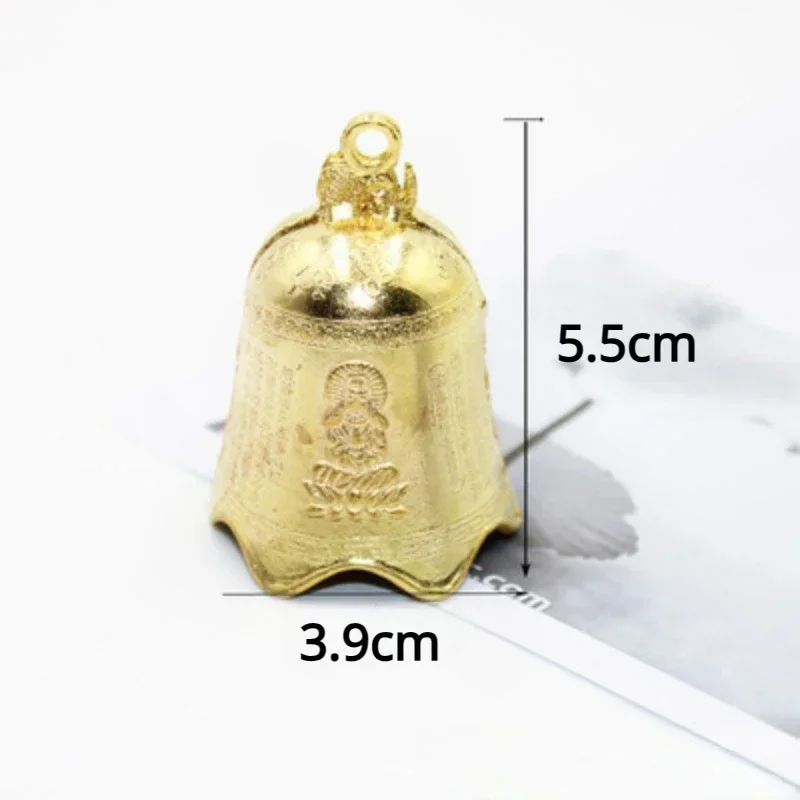 1pc antique bell mini brass copper sculpture pray guanyin bell shui feng bell invitation buddha buddhism guanyin bells 3