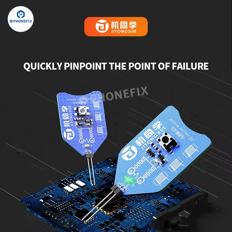 JTX CT-1 인덕터 감지기 휴대 전화 마더 보드 구성 요소 코일 테스터 PCB를 빠르게 감지하고 오류 해결 도구를 찾습니다.