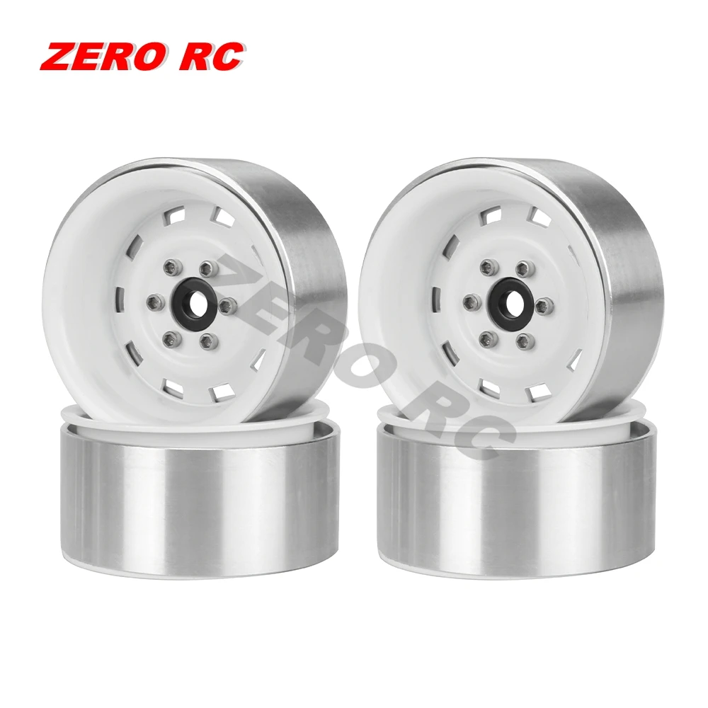 1/10 RC Crawler Metal Beadlock Wheel Hub Rim Deep Dish 1.9" for Axial SCX10 II III 90046 MST RGT YIKONG Traxxas TRX4 RC4WD D90