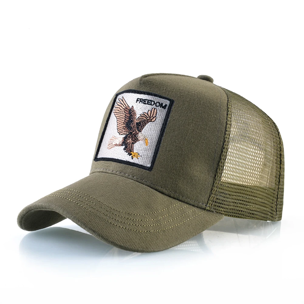 Unisex Cotton Baseball Cap With Eagle Embroidery - Adjustable, Classic Design For Men & Women - View #12