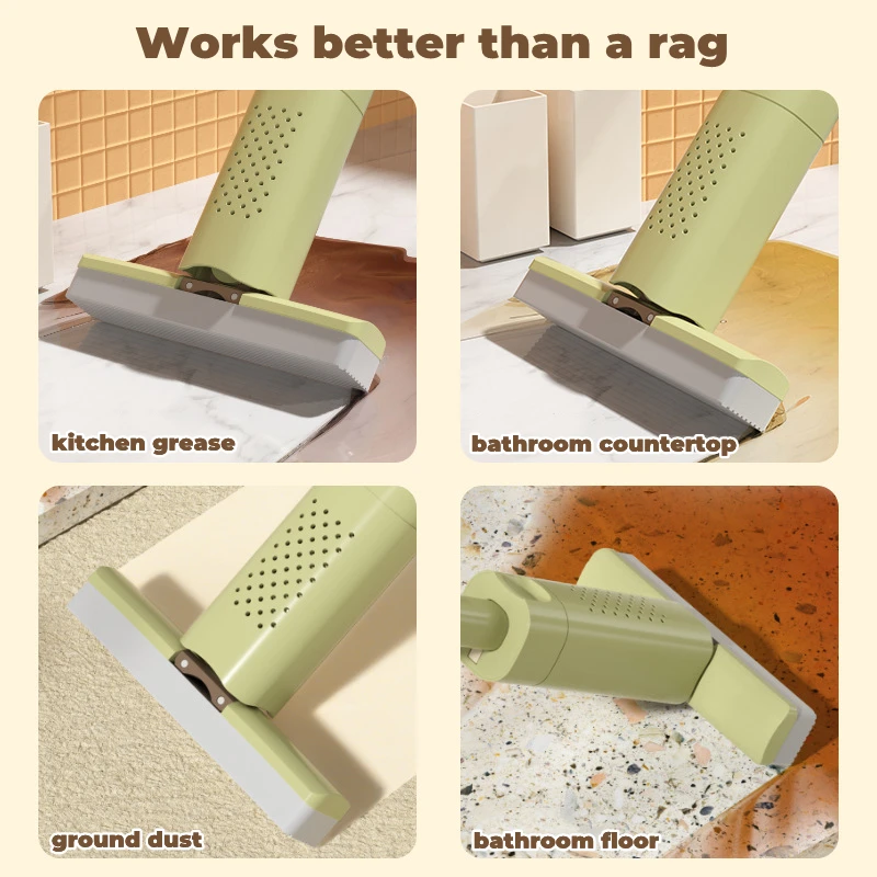 Mini Squeeze Cleaning Sponge Mop Kitchen Car Glass Window Cleaning Supplies Products For Home Multifunctional Mini Portable Mop 6