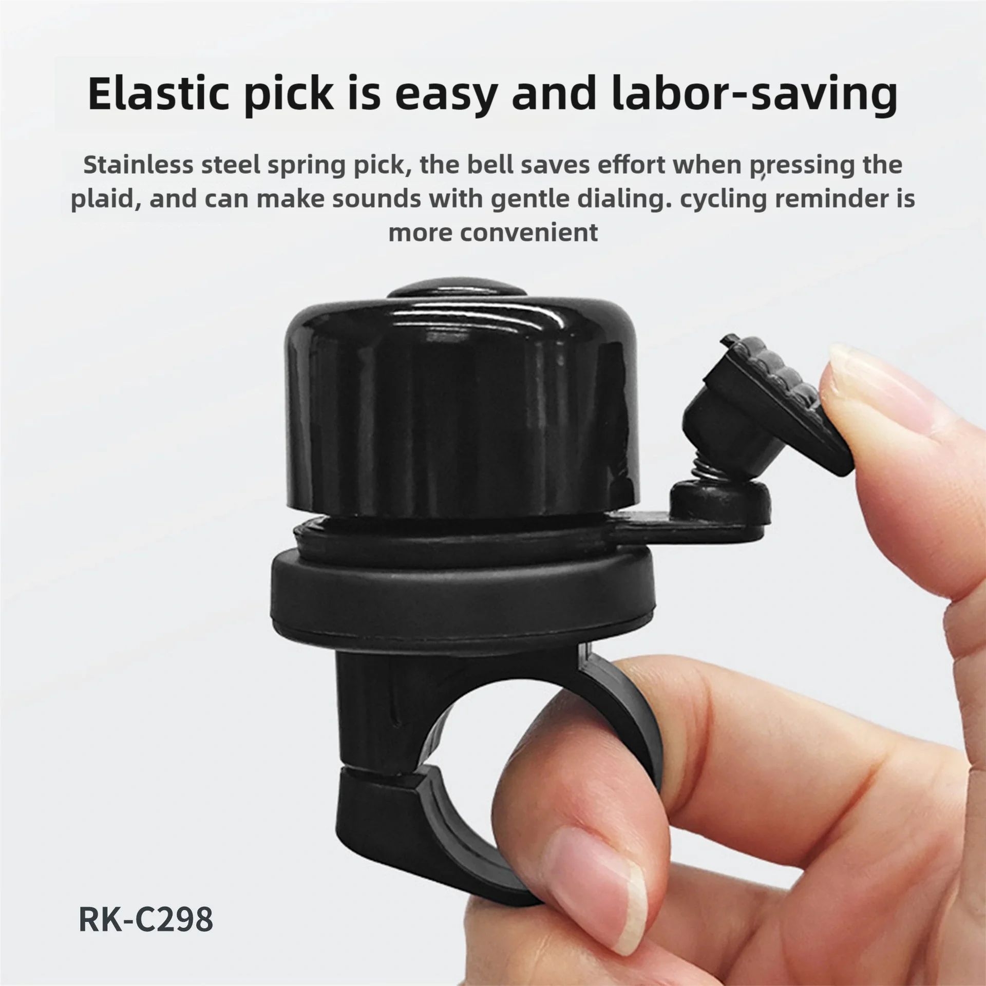 Bicycle Bell for Mini Smart Tag tracker on Bike Mount GPS Tracker Waterproof Classic Brass Holder Hides Tag Under Bike Bell