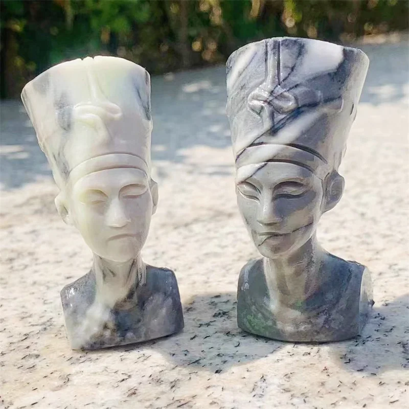 Натуральный шелламин египетский фараон полированный мощный фэншуй кристалл украшение для дома подарок 1 шт.