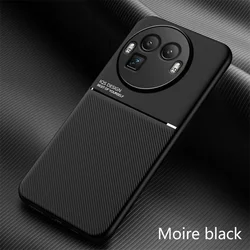 Luxury Magnetic Leather Phone Case - Soft Silicone Protective Back Cover for Realme GT Neo6se (Black)