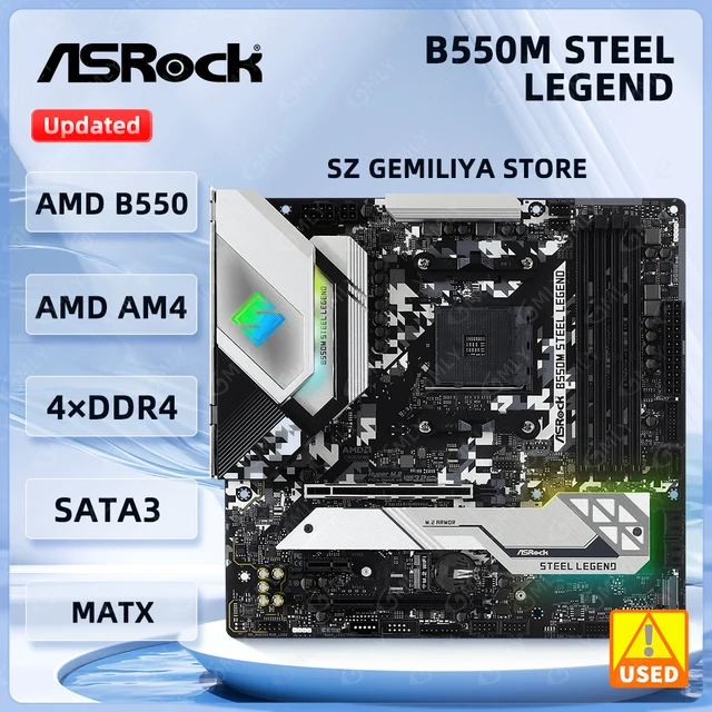 ryzen9 3900X、B550M STEEL LEGEND、8GBx2 Amazon.com: ASRock B550M