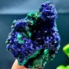 Natural Azurite Malachite Crystal Cluster Geode Rough Rare Mineral Specime 1