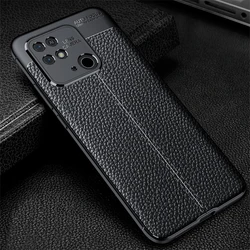 Luxury Silicone Leather Rubber Case Cover for Xiaomi Redmi Smartphones (Black)