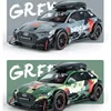 Alloy car model ornaments Audi RS6 modified version sound and light 6 door opening and return toy wagon music model ornaments 5