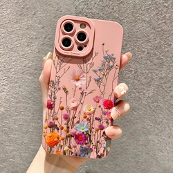 Wildflower Meadow Soft TPU Phone Case with Full Camera Protection for iPhone SE (2020) (FE - P1139)