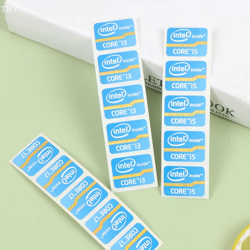 100% 브랜드 및 고품질 1Pc Ultrabook 성능 라벨 스티커 노트북 로고 Intel Core 4세대 코어 I3 I5 I7