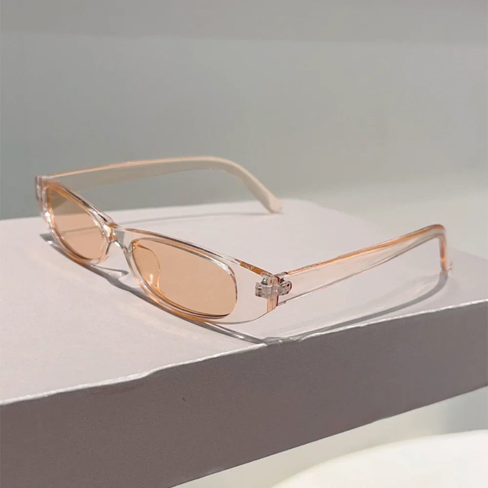 Vintage Kleine Rechteckige Sonnenbrille für Damen und Herren Y2K-Stil Schmaler Rahmen Retro Trendige Sonnenbrillen Mode Streetwear Eyewear UV400 – Detail 12