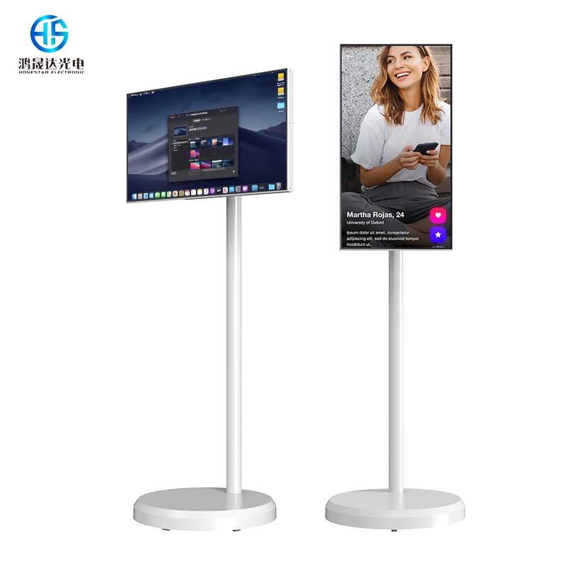

Портативный передвижной напольный сенсорный ЖК-экран Tiktok Facebook, соцсети, вертикальный интерактивный экран потока
