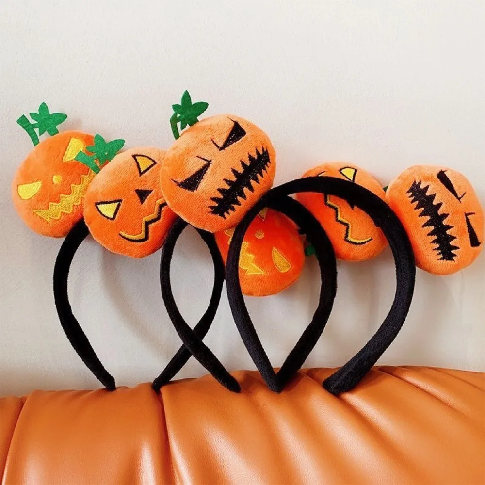 Cartoon Doll Hair Accessories Halloween Christmas Costume Demon Pumpkin Headband and Weird Headband Hair Accessories for Girls