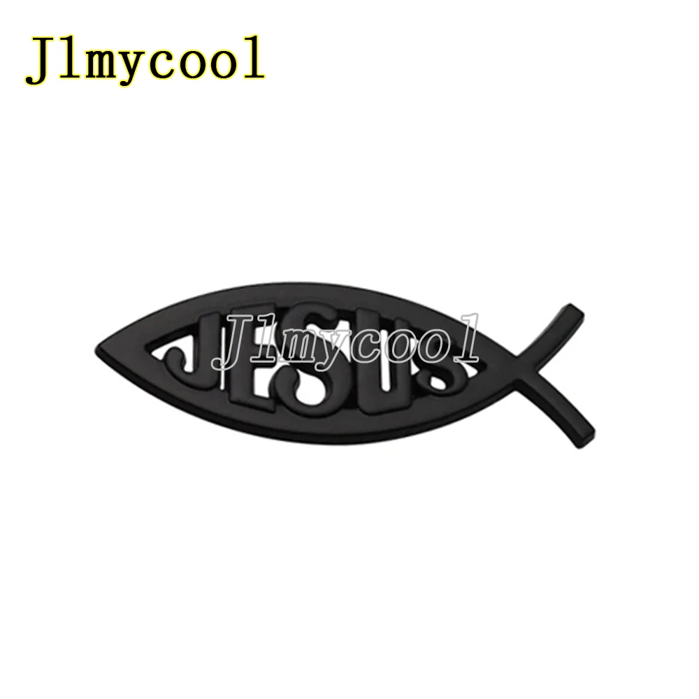 3D-Krone mit Diamant, dekoratives Auto-Styling, Meta-Auto-Styling, 3D-Metall, christliches Jesus-Fisch-Symbol, Logo-Aufkleber, universelle Karosserie – Detail 7