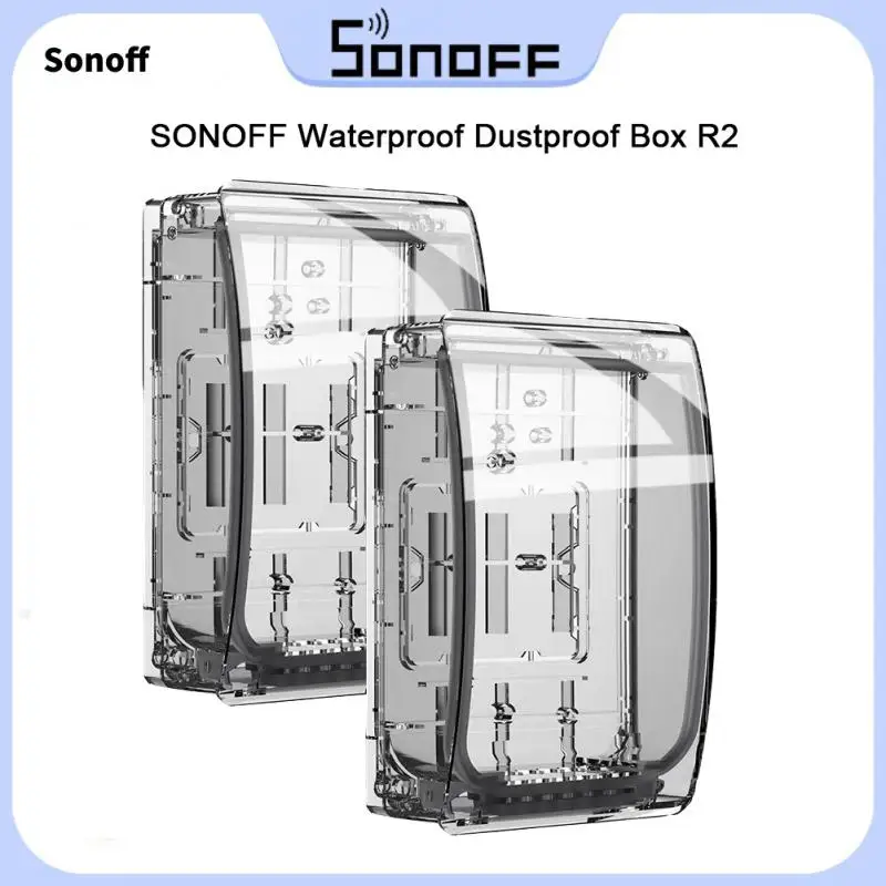 

8pcs Sonoff Box R2 Waterproof Dustproof For BASICR2/BASICZBR3/RFR2/RFR3/DUALR2/Elite/Origin/POW Elite/Origin/M5 Series/TX Series