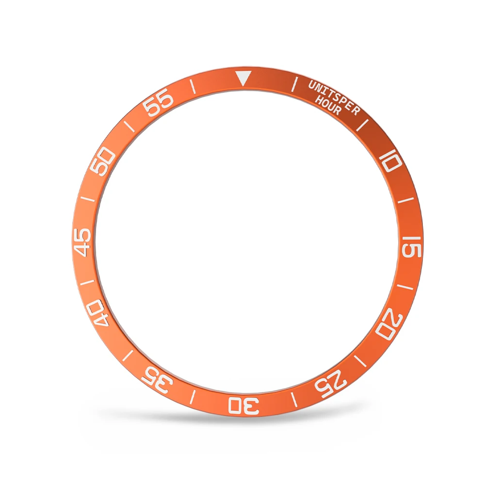 Premium Metal Bezel Cover for Smartwatch - Adhesive Bumper Time Ring Case Decor Accessory