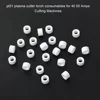 60Pcs Air Plasma Cutter Nozzle Tips Consumables For LG-40 PT-31 Torch CUT40 Electrode Tip Torch Kit 3