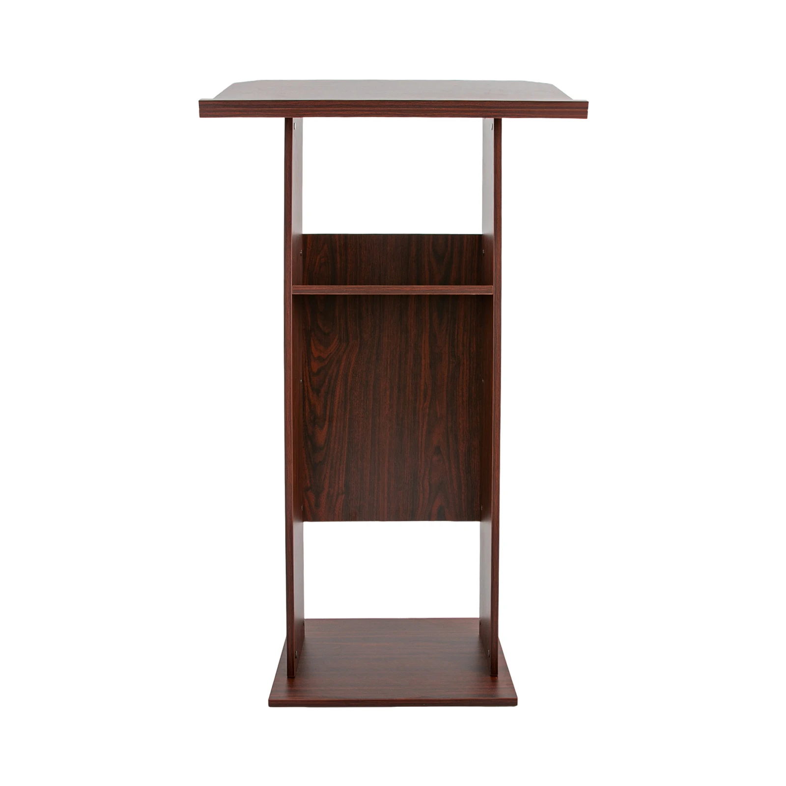 26*15.7&rdquo;*47.7&rdquo; Wood Presentation Standing Conference Presentation Stand
