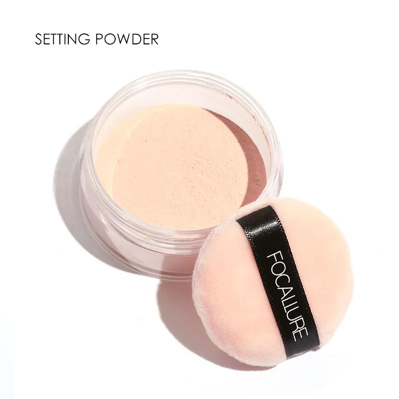 FOCALLURE Makeup Set 3 Pcs Include Liquid Foundation Face Concealer Cream Loose Powder Women Cosmetic Kit