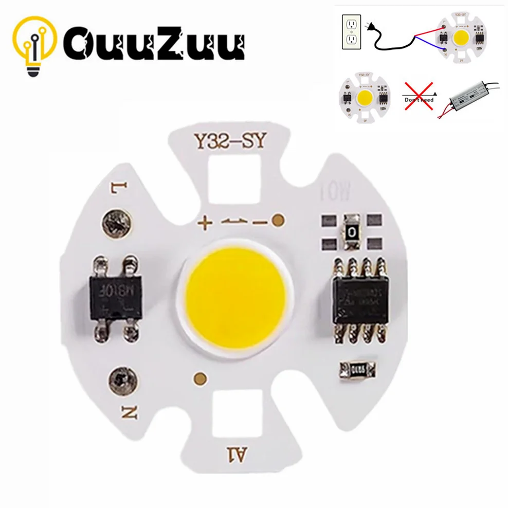 Led Chip 220V Mini COB LED Matrix Beads Chip Y32 3W 5W 7W 10W 12W Not Need Driver Diode Beads For Floodlight Spotlight бокорезы matrix mini никелированные 130 мм 17814