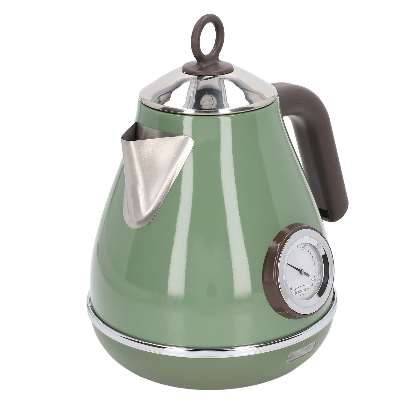Electric Hot Water Kettle Electric Water Kettle Quick Boil Retro Paint Process EU Plug 220-240V Temperature Display for Home 6