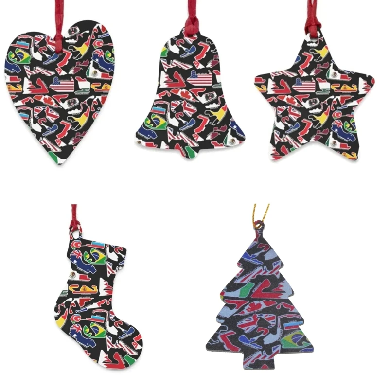 

Formula One Race Tracks Ornament Christmas Themed Decoration for Christmas Tree Dropshipping