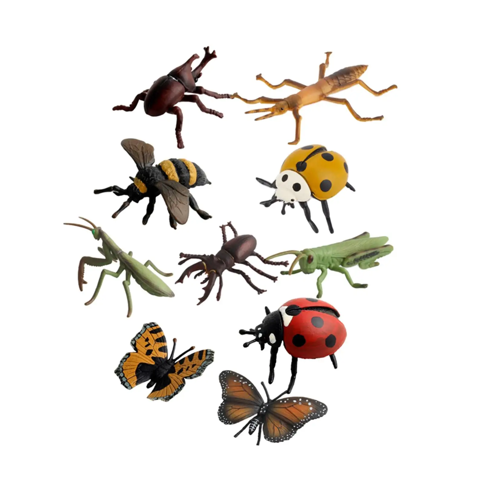

10Pcs Simulation Animal Model Figures Halloween Decoration for Toddlers Kids