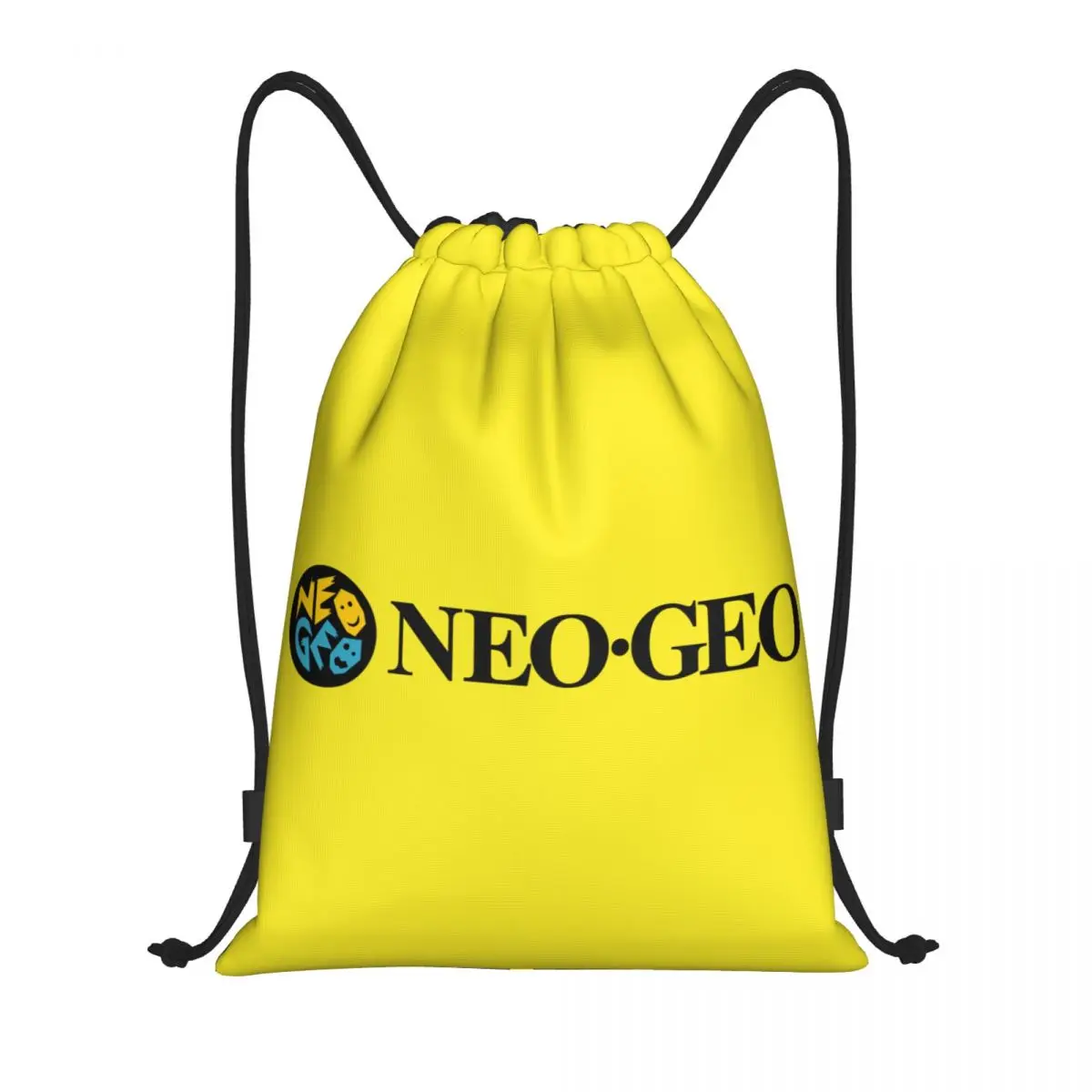 

Рюкзак на шнурке с логотипом Neo Geo для женщин и мужчин, спортивный рюкзак для тренажерного зала, Портативная сумка для покупок Neogeo Arcade